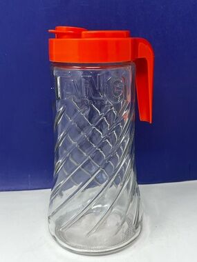 Tang 1 Quart Anchor Hocking Glass  Drink Pitcher